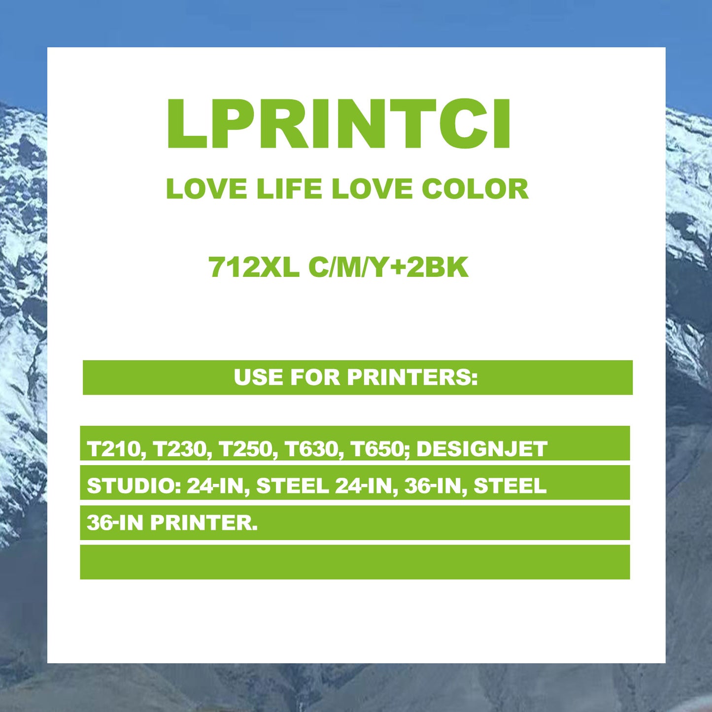 High Yield 712 712XL Ink Cartridges 2xBlak Cyan Magenta Yellow Use for HP 712 DesignJet T650 T630 T230 T210 Studio Plotter Printers(5 Pack)